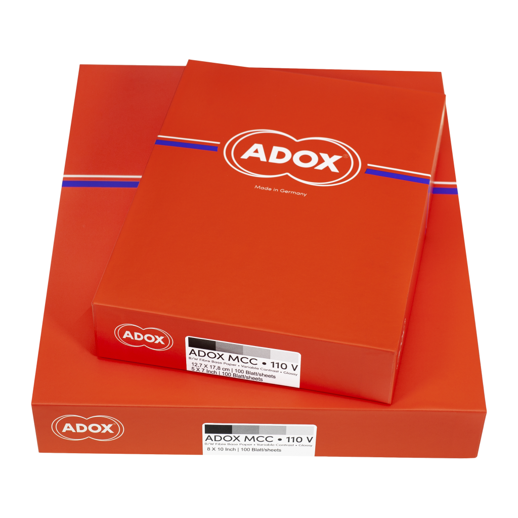 Adox MCC 110 VC FB lucido 9.5 x 12in Confezione da 50 ORIGINALE BEST-Congelatore memorizzati 